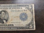 1914 Five Dollar Blue Seal Federal Reserve Note