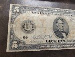 1914 Five Dollar Blue Seal Federal Reserve Note
