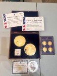 Gold-layered 1933 Jumbo American Mint Coin Set