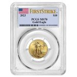 2023 $10 American Gold Eagle 1/4 oz Coin