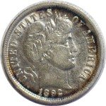 1892 Barber Dime - XF Condition Coin