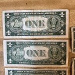 7 Antique 1935 D $1 Silver Certificate Notes