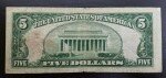 1953 Blue Seal $5 Silver Certificate Bill