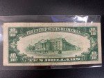 1934 Ten Dollar Silver Certificate Blue Seal Note