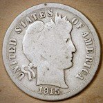 1915 S Barber Dime Coin