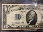 1934 Ten Dollar Silver Certificate Blue Seal Note