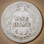 1915 S Barber Dime Coin