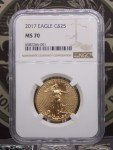 2017 $25 American Gold Eagle 1/2oz Coin