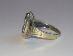 10K Gold Men's American Eagle Ring, Size 7