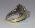 10K Gold Men's American Eagle Ring, Size 7