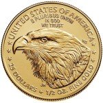Gold American Eagle Coin - 1/2 oz, BU