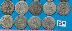 19 Barber Silver Dimes - San Francisco Mint
