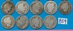 19 Barber Silver Dimes - San Francisco Mint