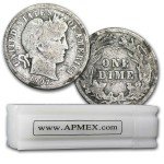 90% Silver Barber Dimes 50-Coin Roll