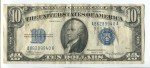 1934-A $10 Blue Seal Silver Certificate Note