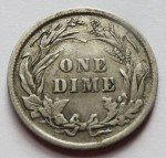 1902 Barber Silver Dime - XF Quality