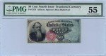 50 Cent Fractional Currency Note - Blue Right End