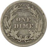 1908 Barber Dime AG Silver 10c Coin