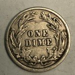 1916 Barber Silver Dime - XF Condition