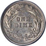 1893-P Barber Dime ANACS AU58 with Eye Appeal