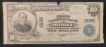 1905 $10 Blue Seal Lyons/Treat Bank Note
