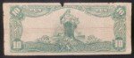 1905 $10 Blue Seal Lyons/Treat Bank Note