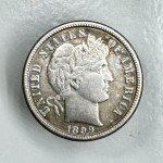 1899-O Barber Silver Dime - AU+ Quality Coin