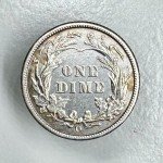 1899-O Barber Silver Dime - AU+ Quality Coin