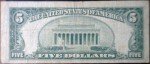 1953 Blue Seal $5 Shift Error Silver Certificate