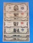 Vintage US Currency Lot with Silver Certificates