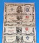 Vintage US Currency Lot with Silver Certificates