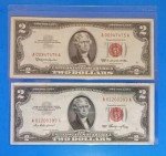 Vintage US Currency Lot with Silver Certificates