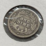 1895-S Silver Barber Dime 10 Cent Coin