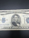 1934C $5 Blue Seal Silver Certificate Note