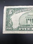 1934C $5 Blue Seal Silver Certificate Note
