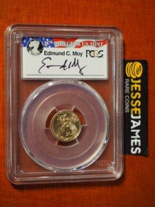 2016 $5 Gold Eagle PCGS MS70 Signed Label
