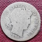 1896 S Barber Dime - 10 Cent Coin