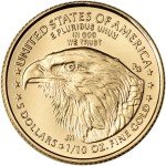 1/10 oz American Gold Eagle Coin - Random Year