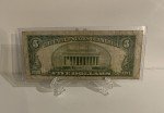 1953 Blue $5 Silver Dollar Note