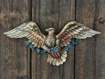 1966 Syroco American Gold Eagle Wall Art