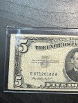 1953 $5 Blue Seal Silver Certificate Note