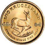 Gold Krugerrand 1/10 oz Coin - Random Year