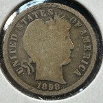 1898-S Barber Dime - 10C Coin