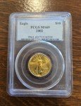 2002 $10 American Gold Eagle 1/4 Ounce Coin