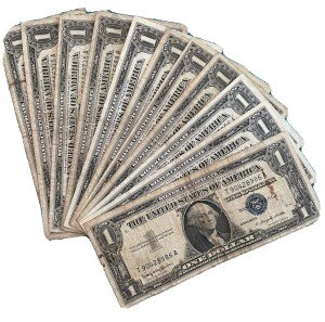 1957 $1 Silver Certificate Blue Seal Bill