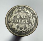 1898 Barber Dime 90% Silver Coin