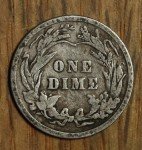 1907 Barber Silver Dime 10¢ Coin