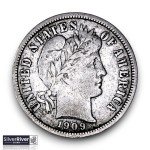 1909-O Barber Dime with Nice Luster