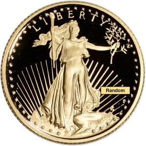 American Gold Eagle Proof 1/10 oz Coin Capsule