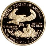 American Gold Eagle Proof 1/10 oz Coin Capsule